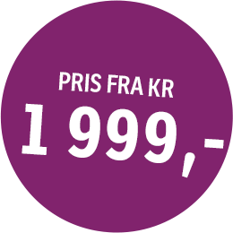 Prisboble kr 1999,- Pris fra kr 1999,-
