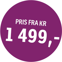 Prisboble kr 1499,- Pris fra kr 1499,-