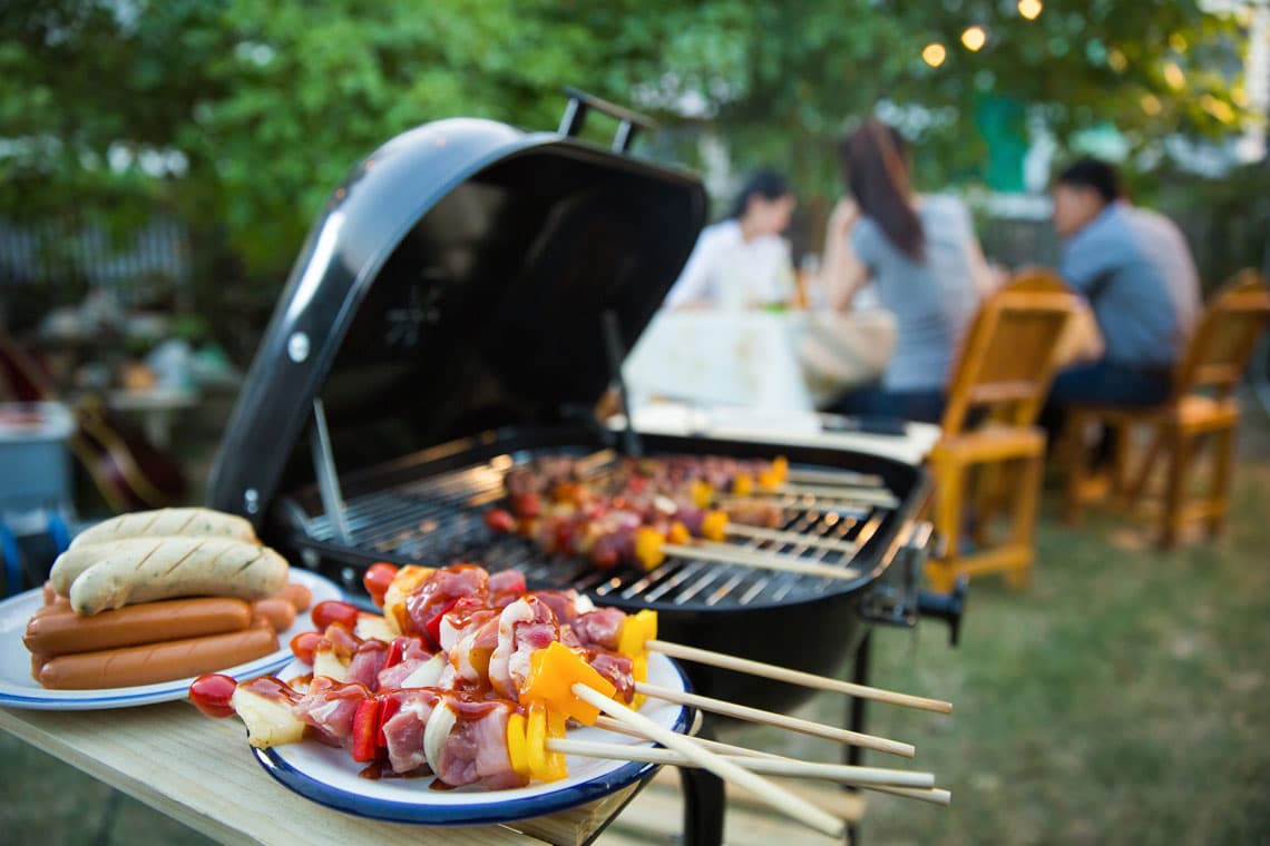 Grilling i lag med gode venner